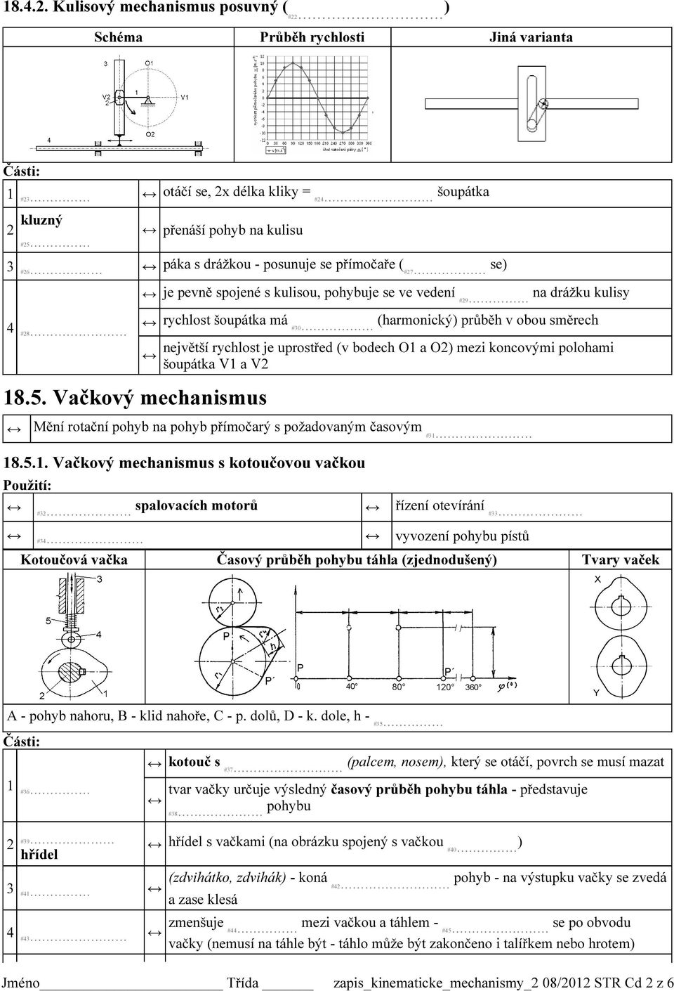 18.4. Kulisový mechanismus - PDF Free Download