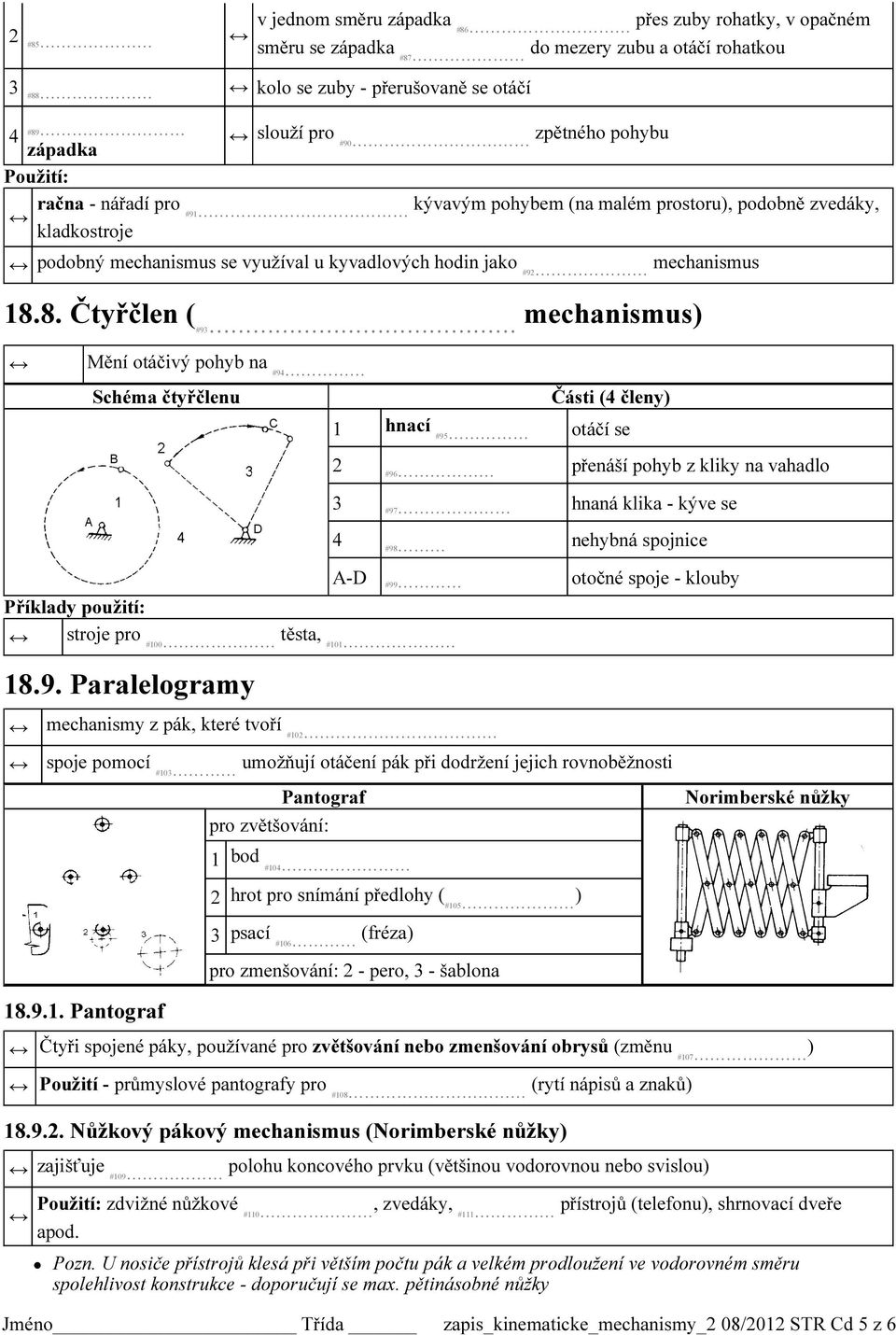 hodin jako mechanismus #92 18.