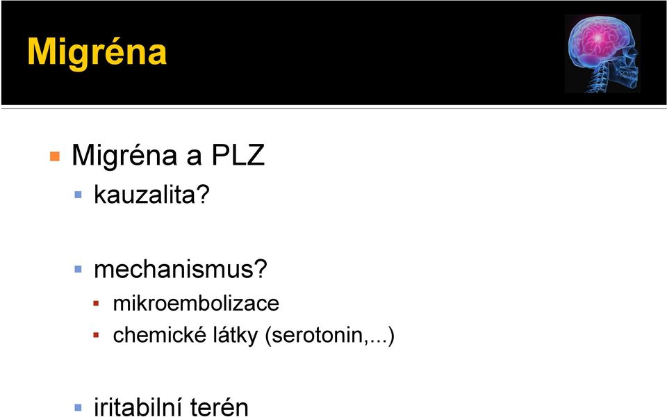 mikroembolizace chemické