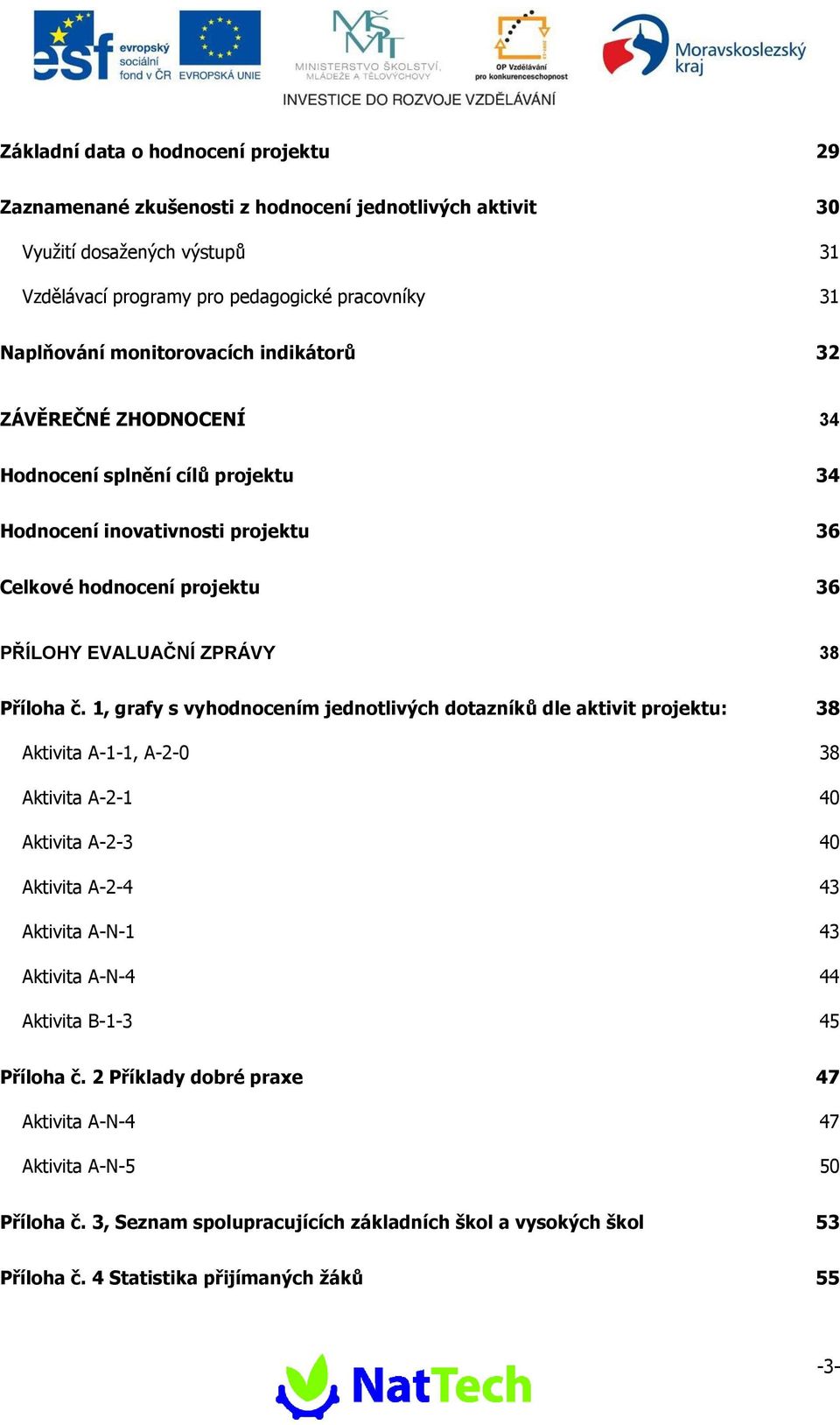 1, grafy s vyhdncením jedntlivých dtazníků dle aktivit prjektu: 38 Aktivita A-1-1, A-2-0 38 Aktivita A-2-1 40 Aktivita A-2-3 40 Aktivita A-2-4 43 Aktivita A-N-1 43 Aktivita A-N-4 44