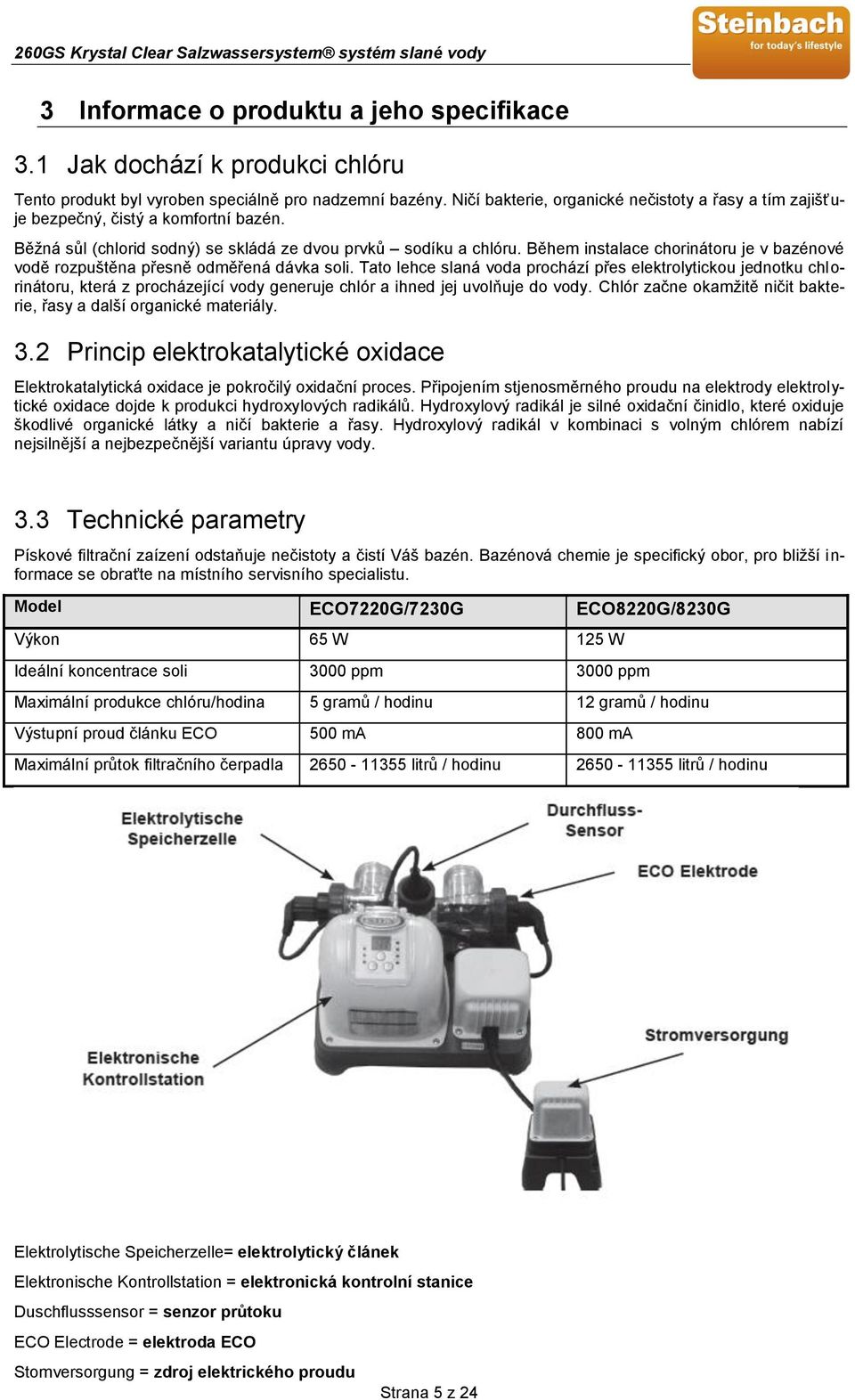 Během instalace chorinátoru je v bazénové vodě rozpuštěna přesně odměřená dávka soli.