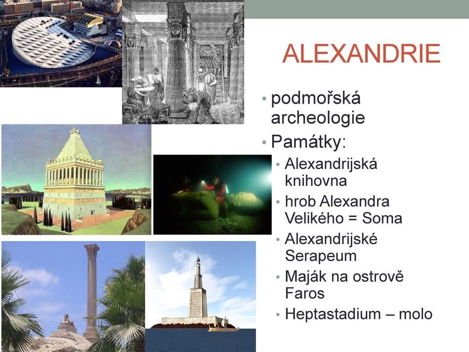 Alexandra Velikého = Soma Alexandrijské