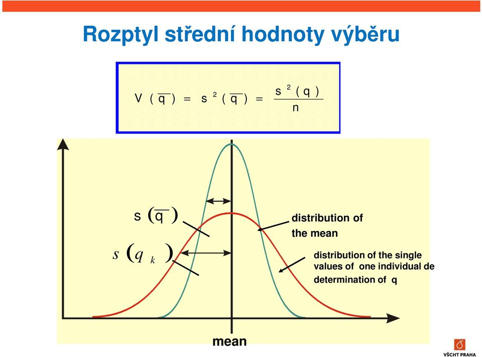 distribution of the mean distribution of the