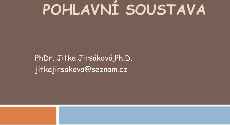 Jirsáková,Ph.D.