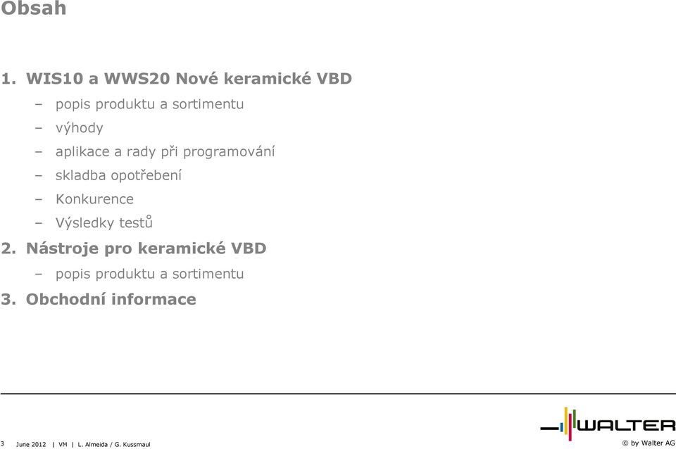 aplikace a rady při programování skladba opotřebení Konkurence