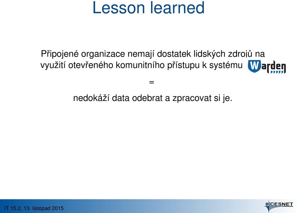 využití otevřeného komunitního přístupu