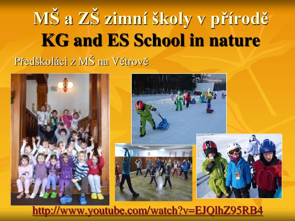 Předškoláci z MŠ na Větrově