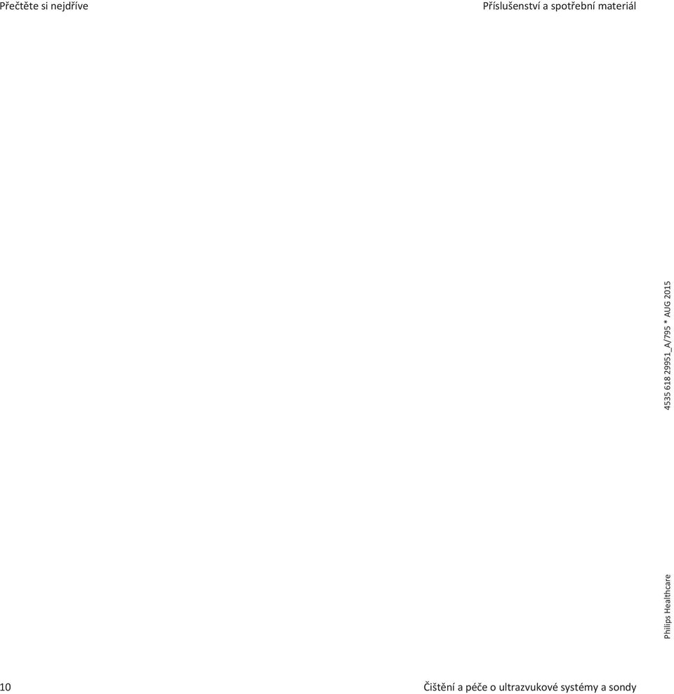materiál 10 Čištění a