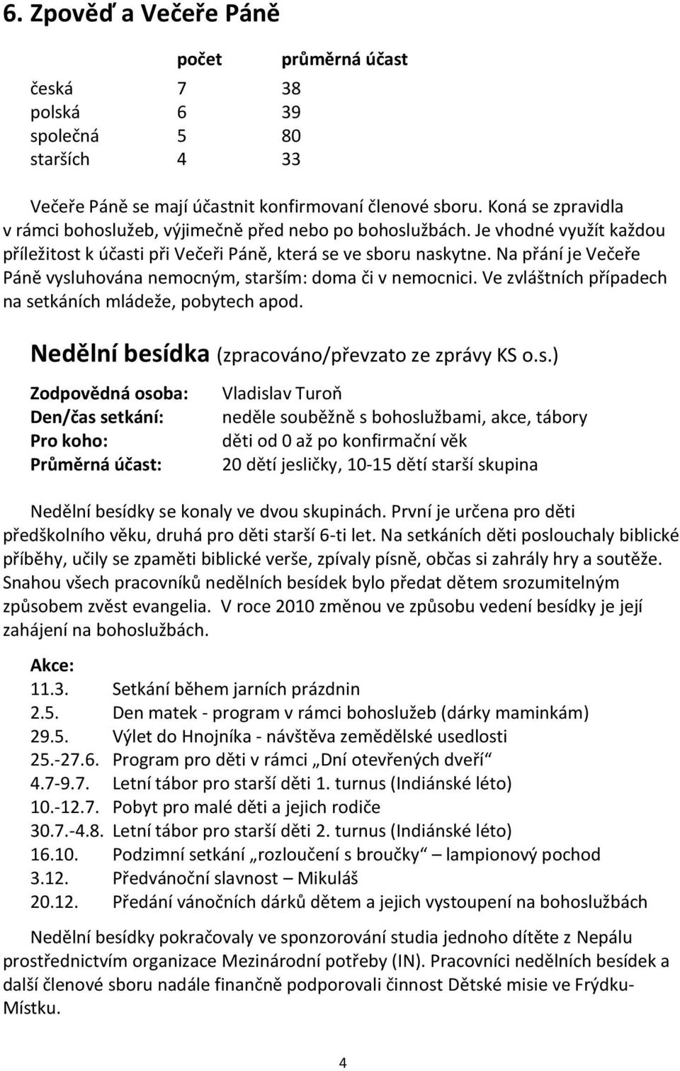 Na přání je Večeře Páně vysl