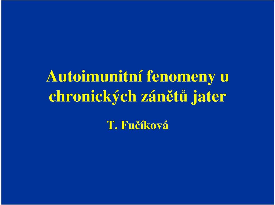 chronických