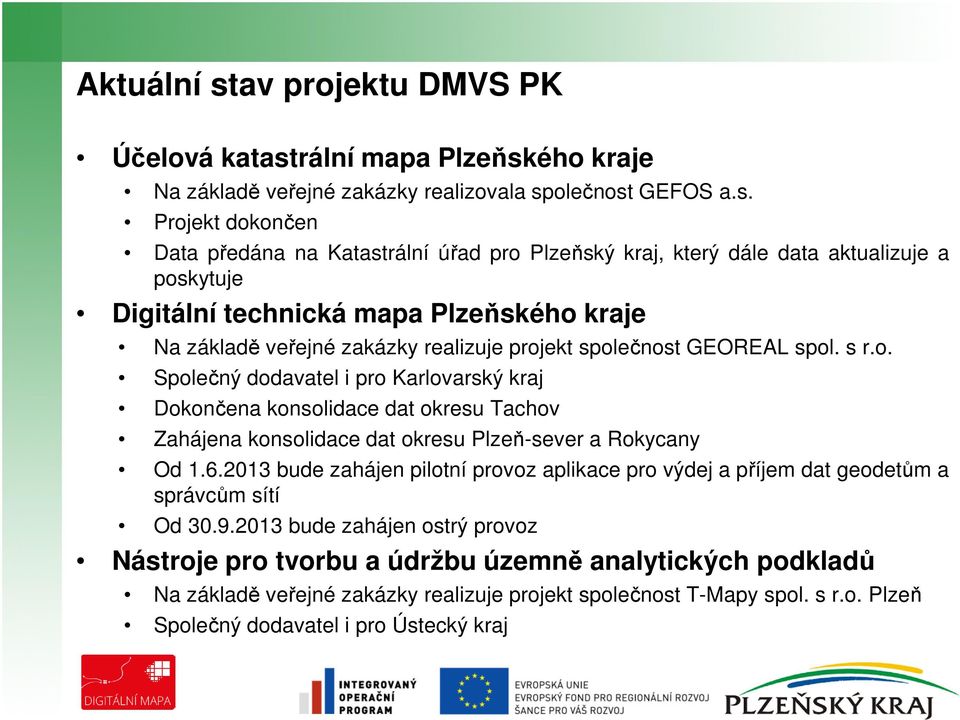 rální mapa Plzeňsk