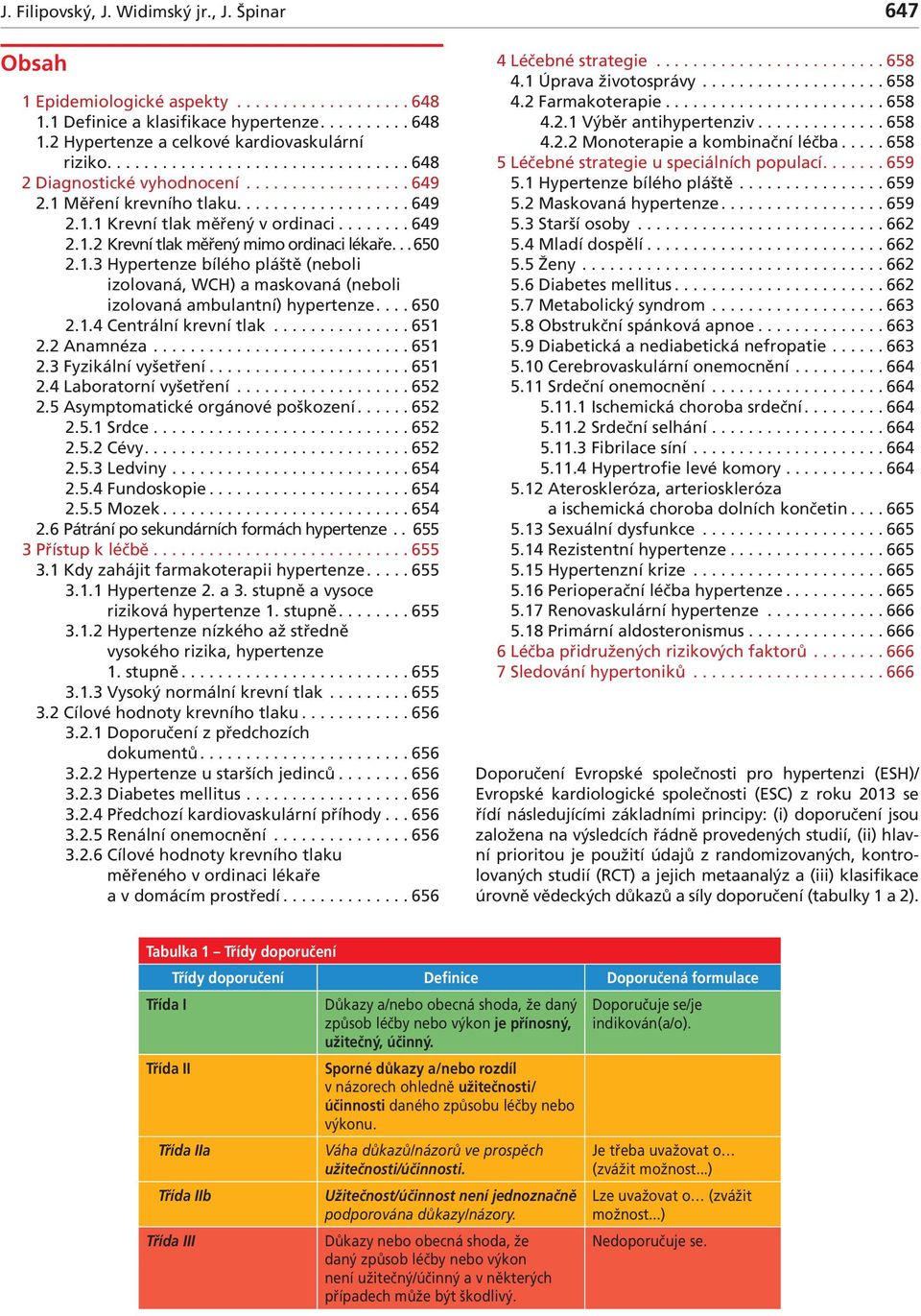 ..650 2.1.3 Hypertenze ílého pláště (neoli izolovná, WH) mskovná (neoli izolovná mulntní) hypertenze.... 650 2.1.4 entrální krevní tlk............... 651 2.2 nmnéz............................ 651 2.3 Fyzikální vyšetření.
