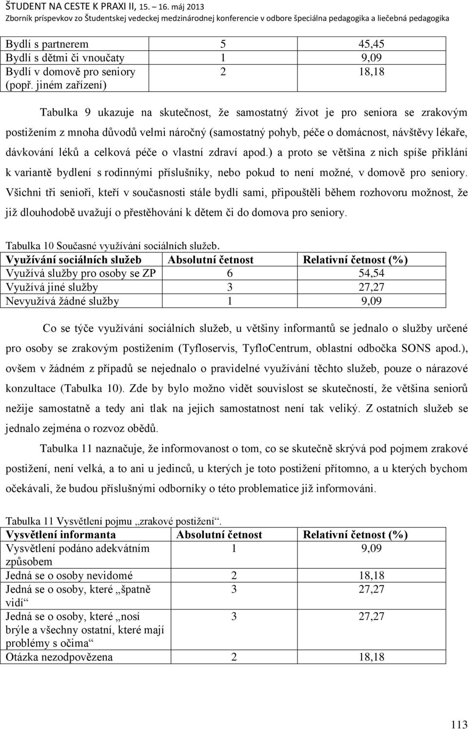 dávkování lékŧ a celková péče o vlastní zdraví apod.) a proto se větńina z nich spíńe přiklání k variantě bydlení s rodinnými přísluńníky, nebo pokud to není moņné, v domově pro seniory.
