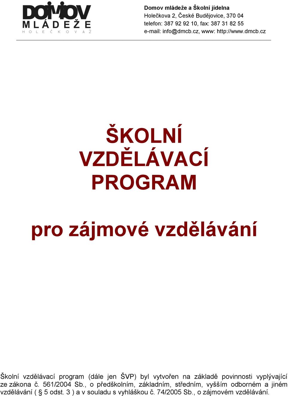 cz, www: http://www.dmcb.