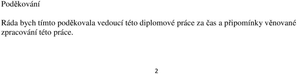diplomové práce za čas a