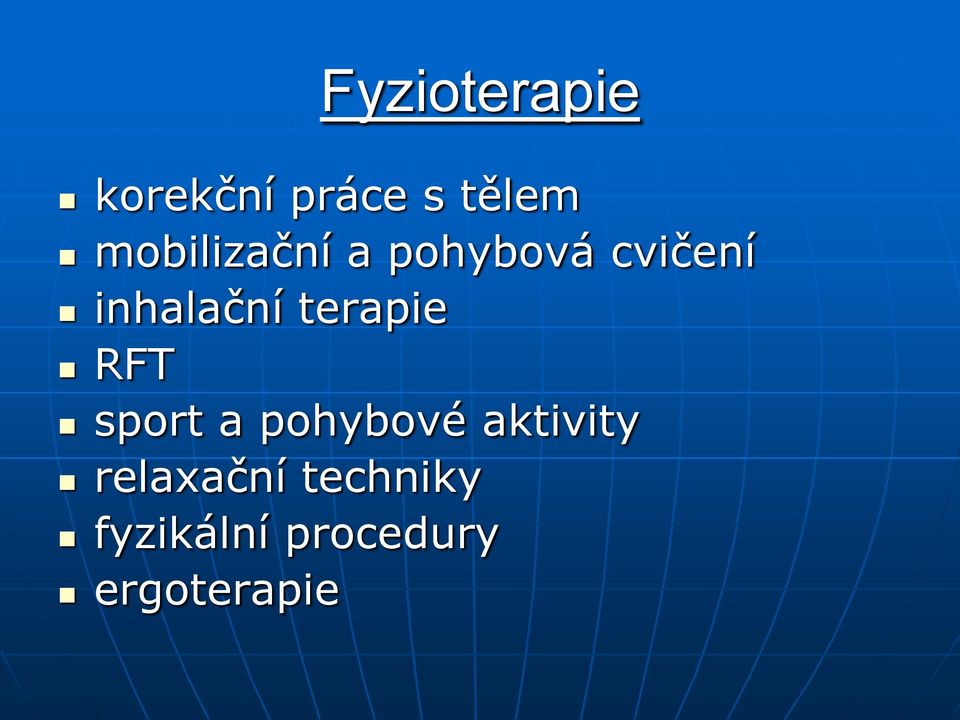 terapie RFT sport a pohybové aktivity