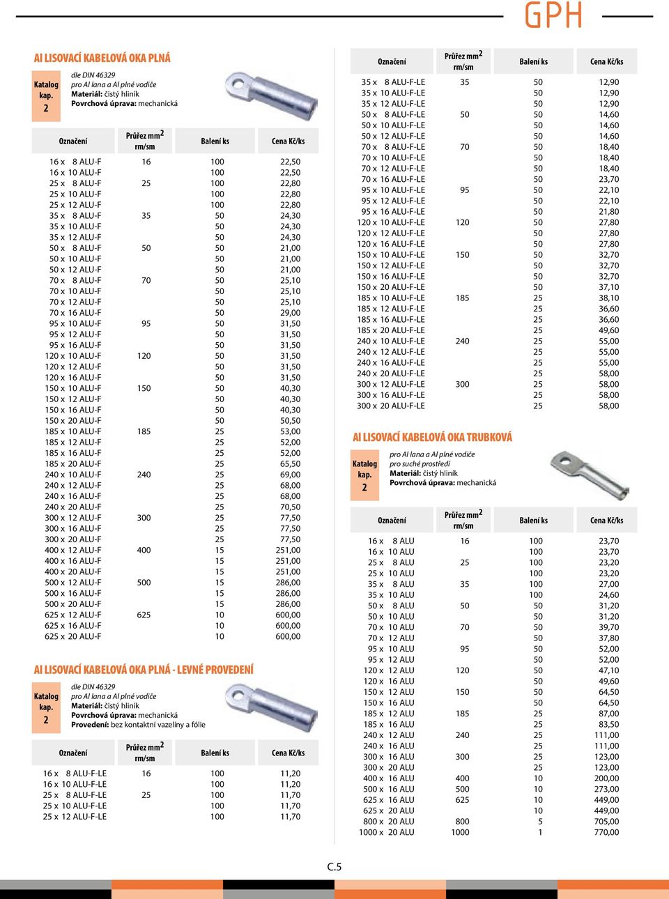 25, 70 x 12 ALU-F 50 25, 70 x 16 ALU-F 50 2,00 5 x ALU-F 5 50 31,50 5 x 12 ALU-F 50 31,50 5 x 16 ALU-F 50 31,50 120 x ALU-F 120 50 31,50 120 x 12 ALU-F 50 31,50 120 x 16 ALU-F 50 31,50 150 x ALU-F