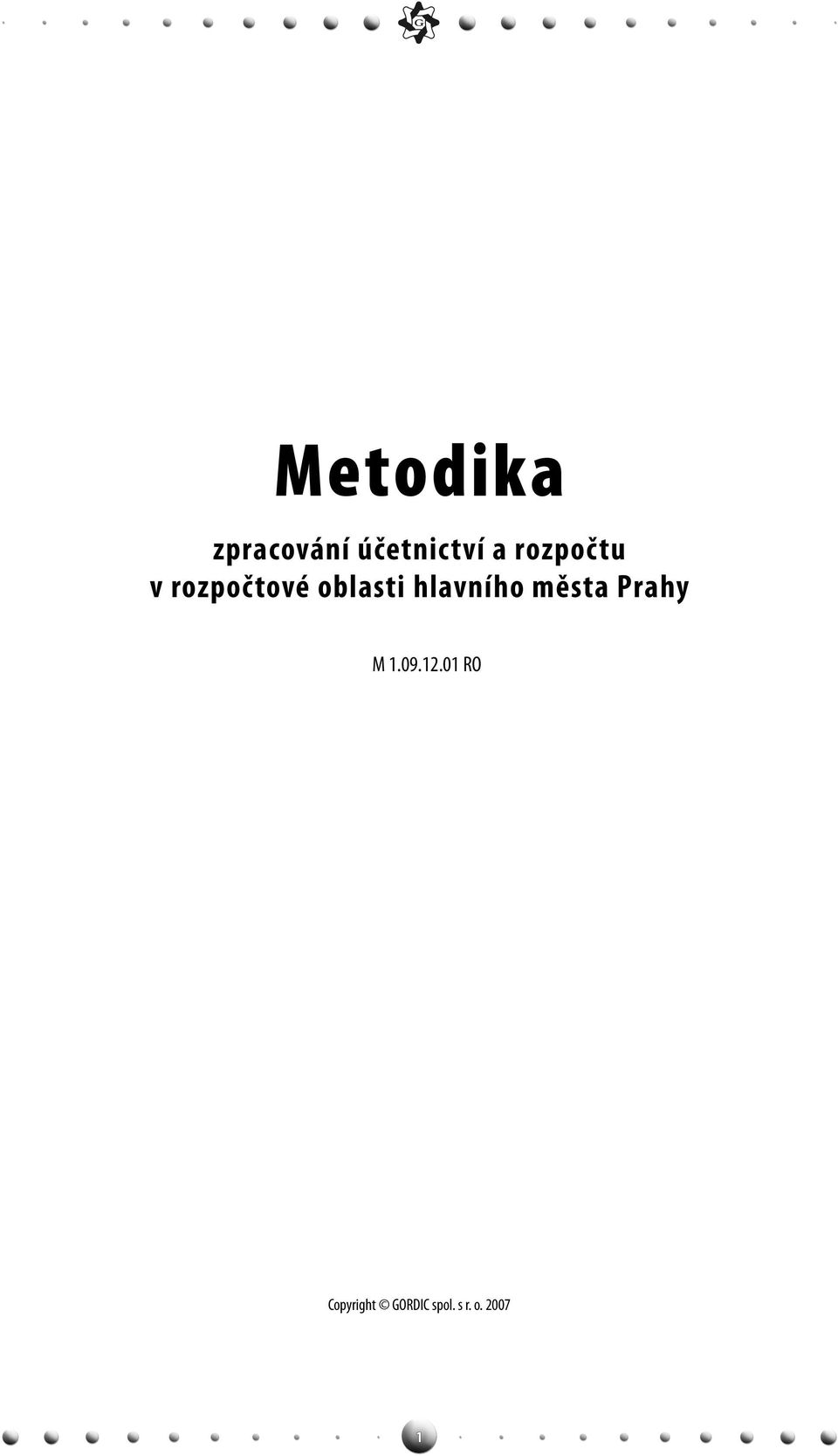 hlavního města Prahy M 1.09.12.