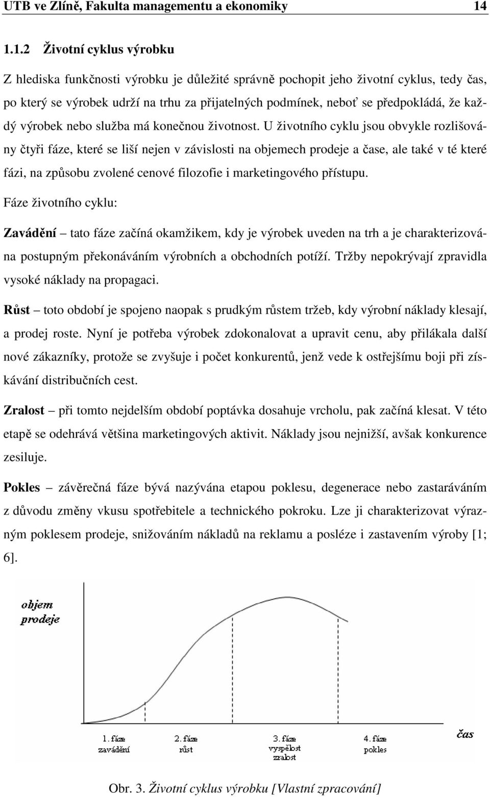 předpokládá, že každý výrobek nebo služba má konečnou životnost.