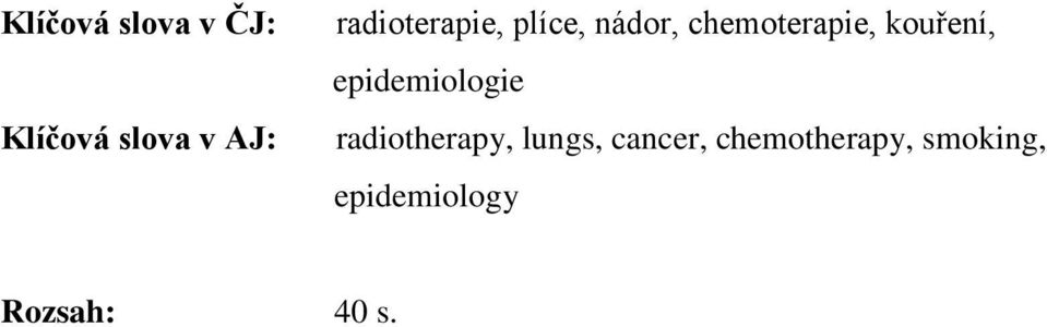 kouření, epidemiologie radiotherapy, lungs,