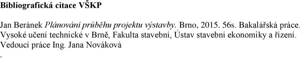 Vysoké učení technické v Brně, Fakulta stavební, Ústav