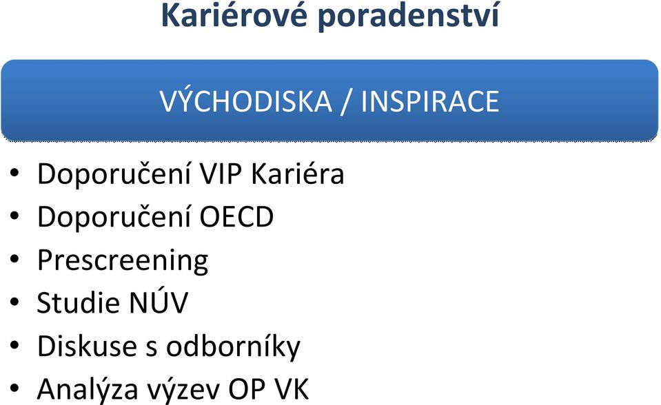 DoporučeníOECD Prescreening Studie