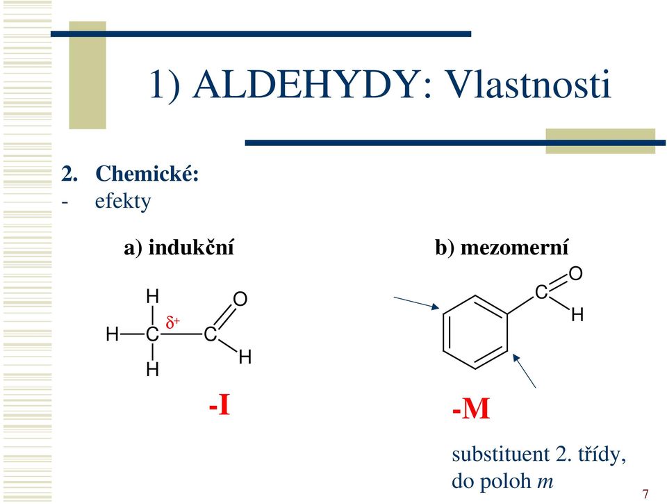 indukční δ + -I -M b)