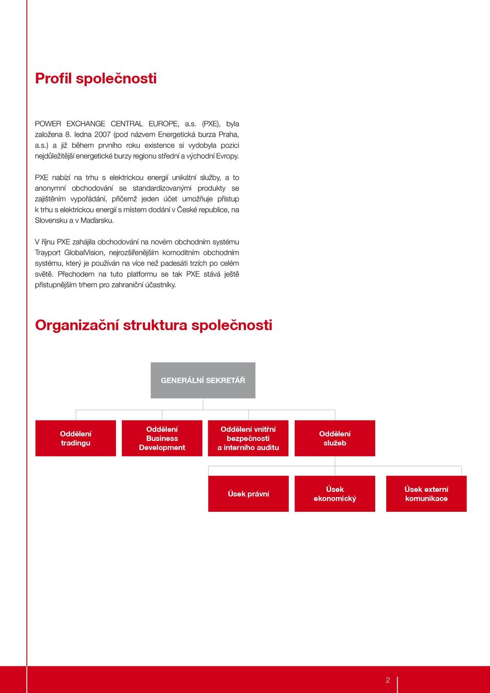 energií s místem dodání v České republice, na Slovensku a v Maďarsku.