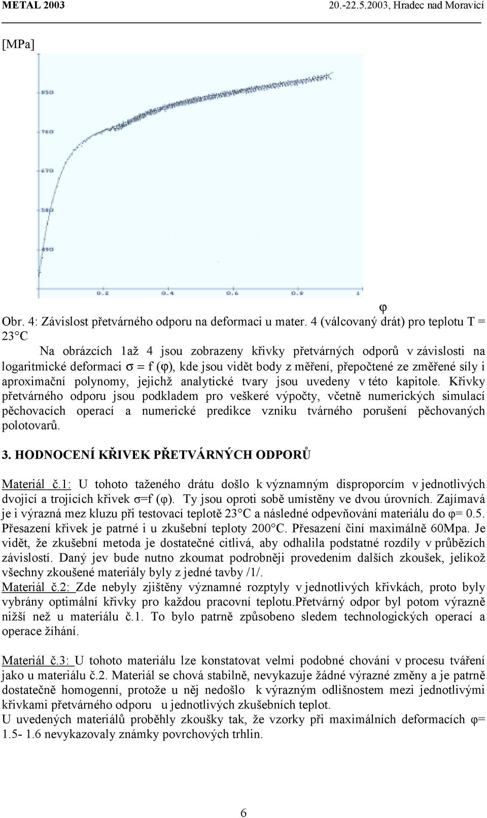 změřené síly i aproximační polynomy, jejichž analytické tvary jsou uvedeny v této kapitole.