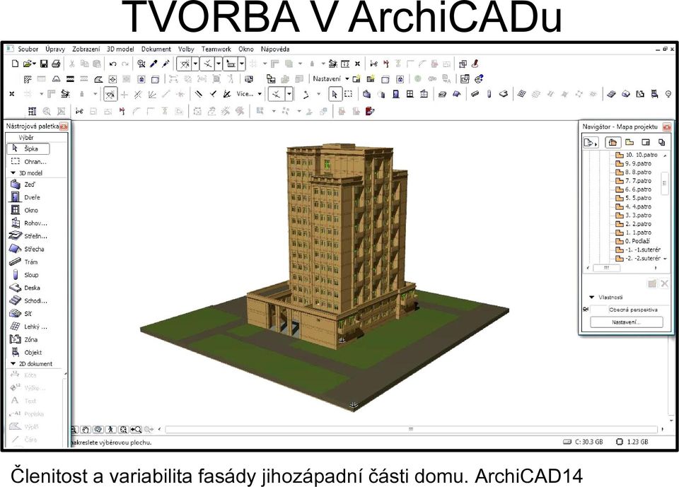 variabilita fasády