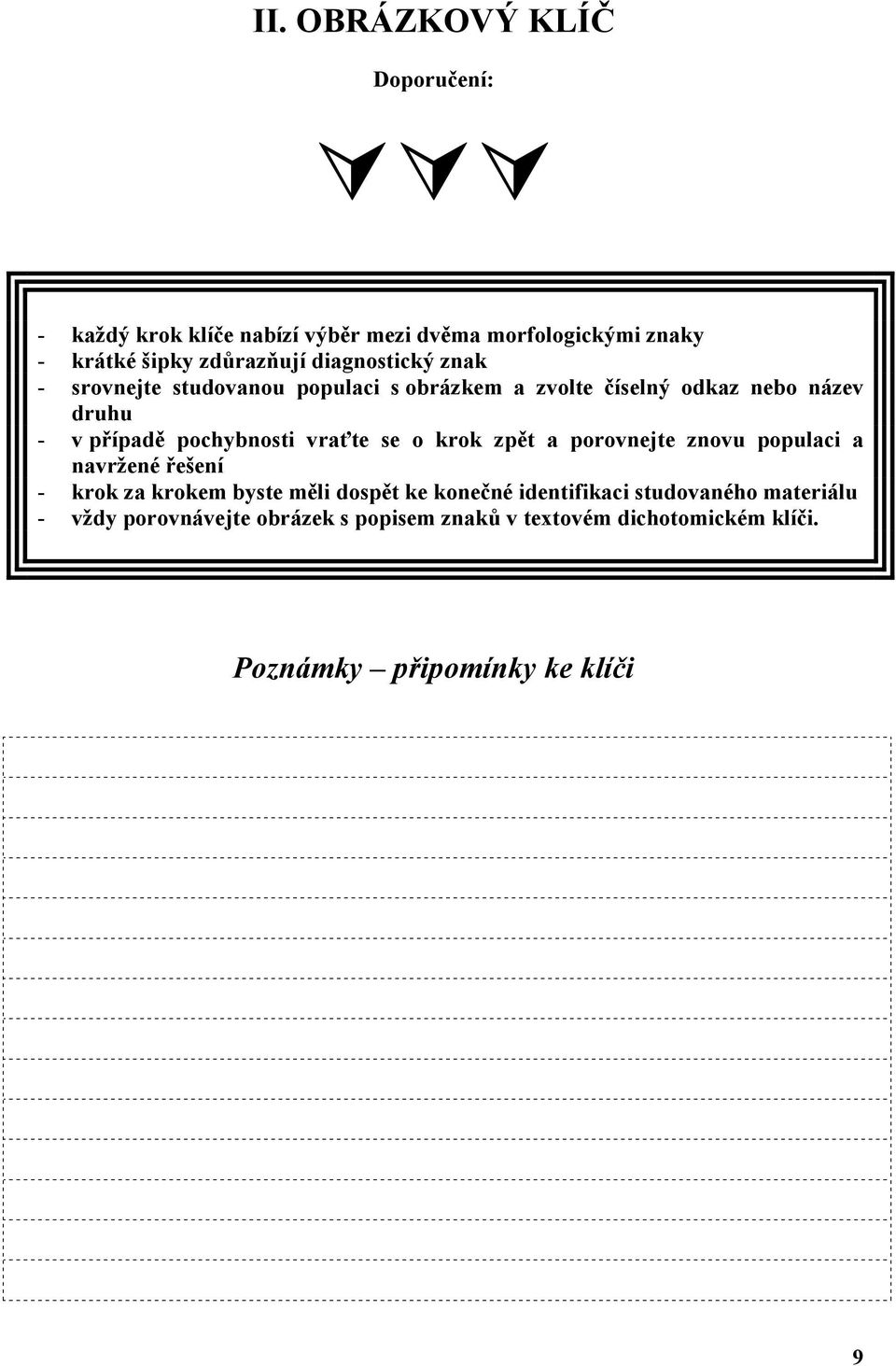 vraťte se o krok zpět a porovnejte znovu populaci a navržené řešení - krok za krokem byste měli dospět ke konečné