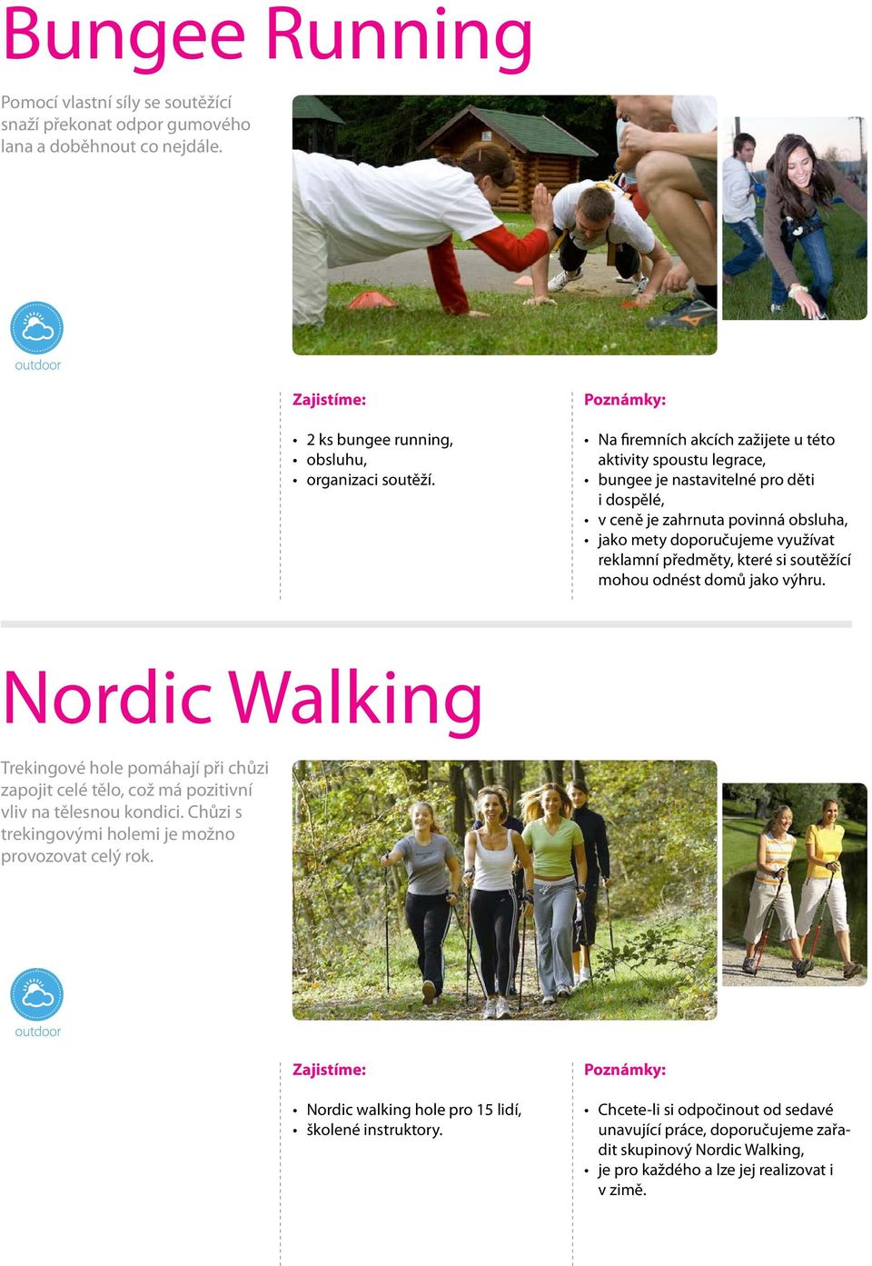 které si soutěžící mohou odnést domů jako výhru. Nordic Walking Trekingové hole pomáhají při chůzi zapojit celé tělo, což má pozitivní vliv na tělesnou kondici.
