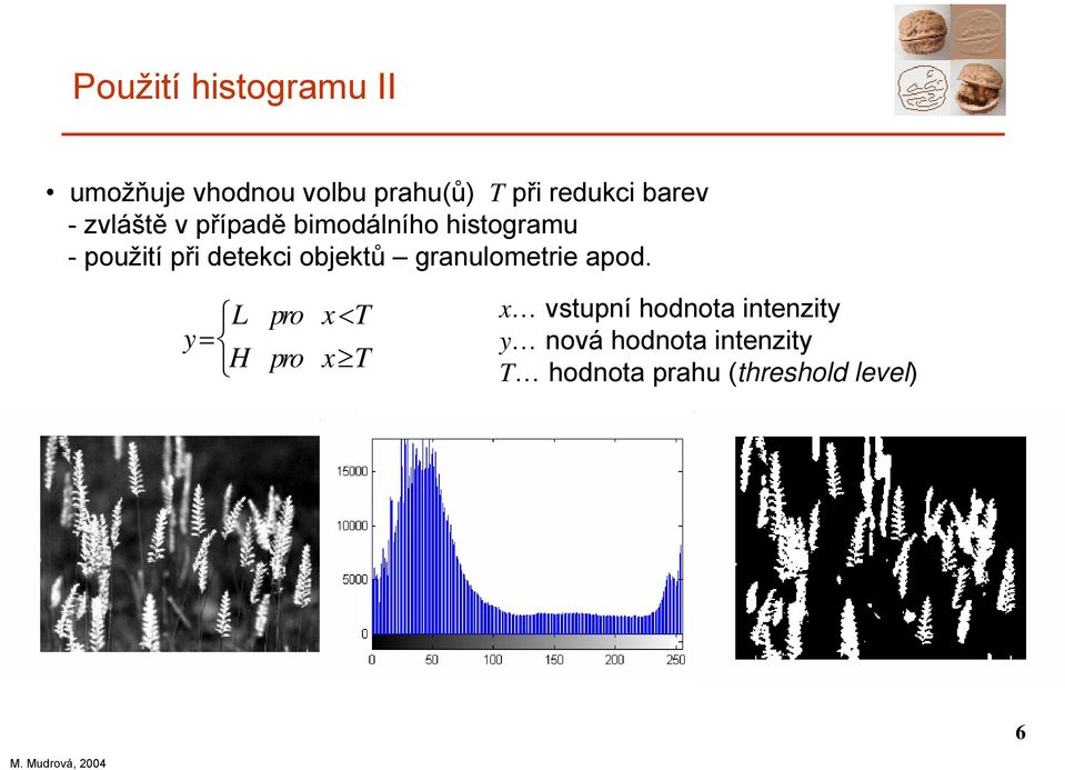 granulometrie apod.