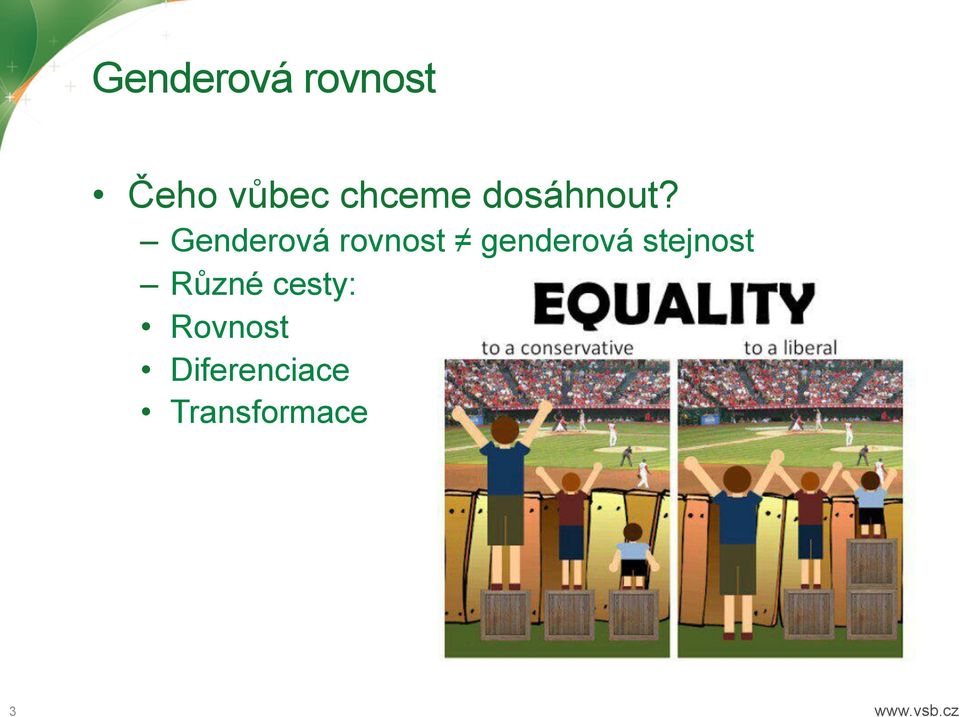 Genderová rovnost genderová