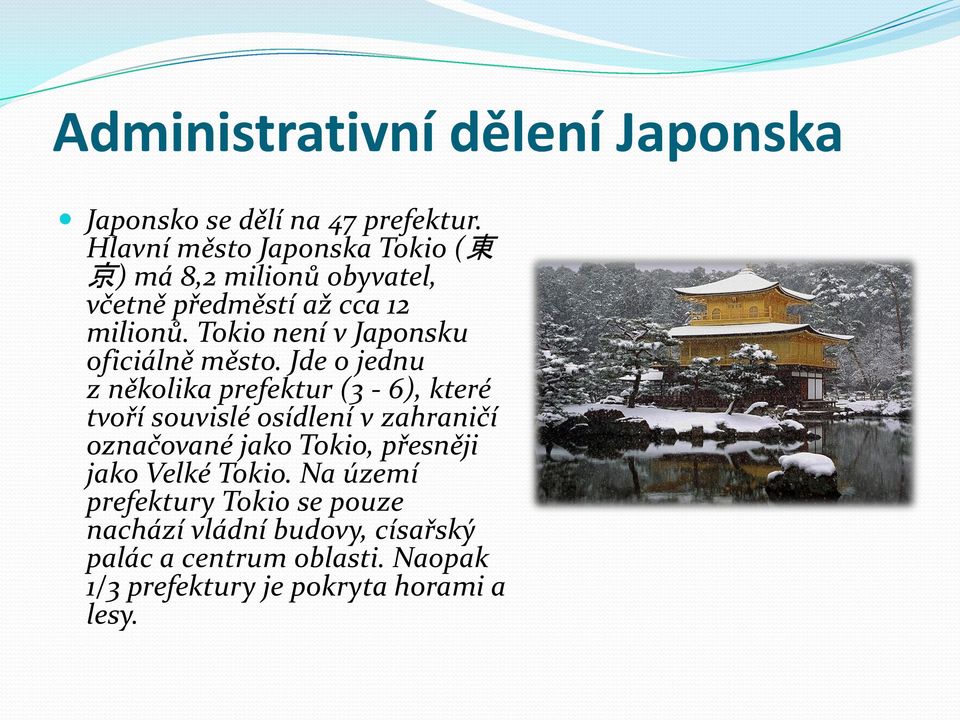 Tokio není v Japonsku oficiálně město.