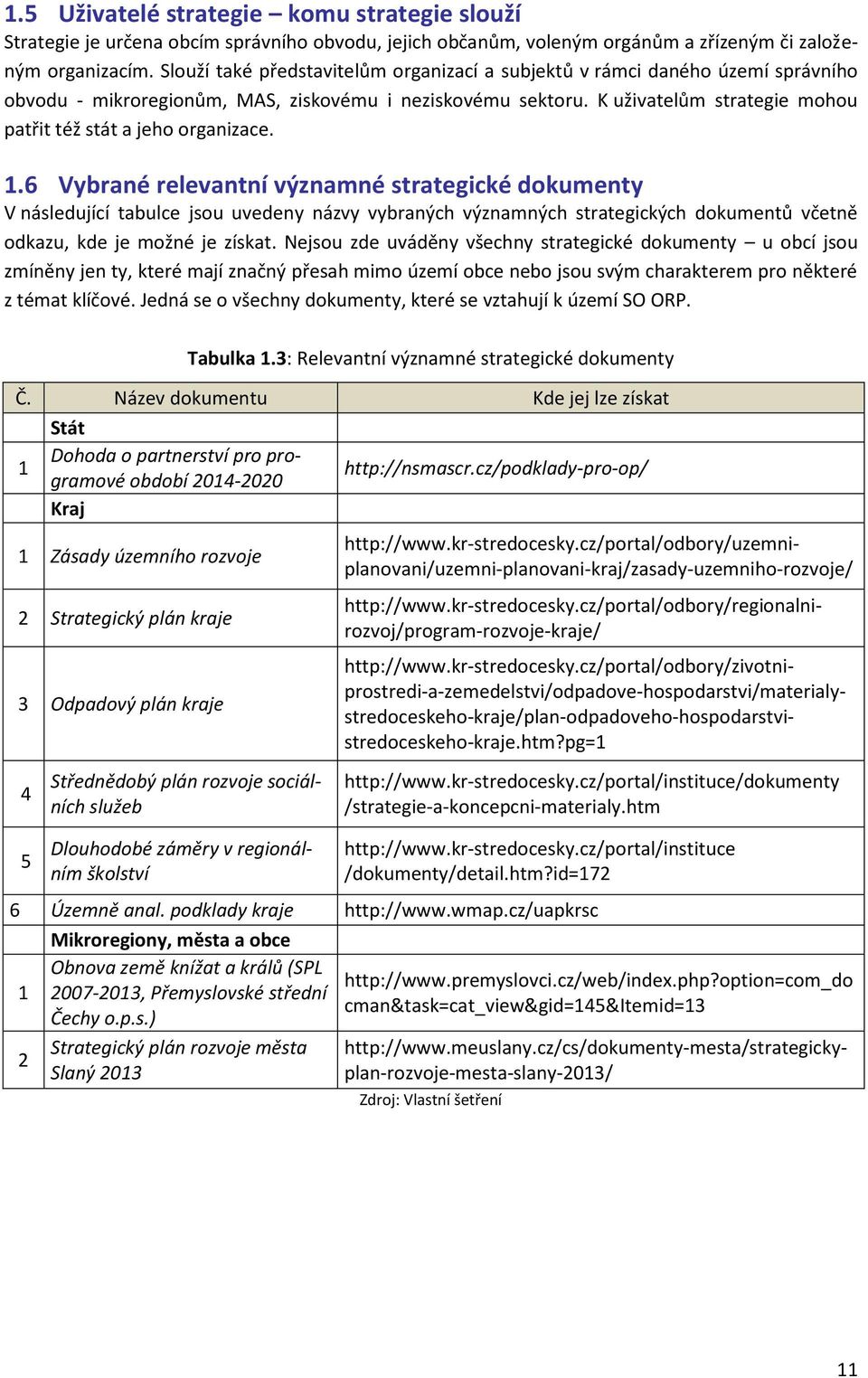 K uživatelům strategie mohou patřit též stát a jeho organizace. 1.