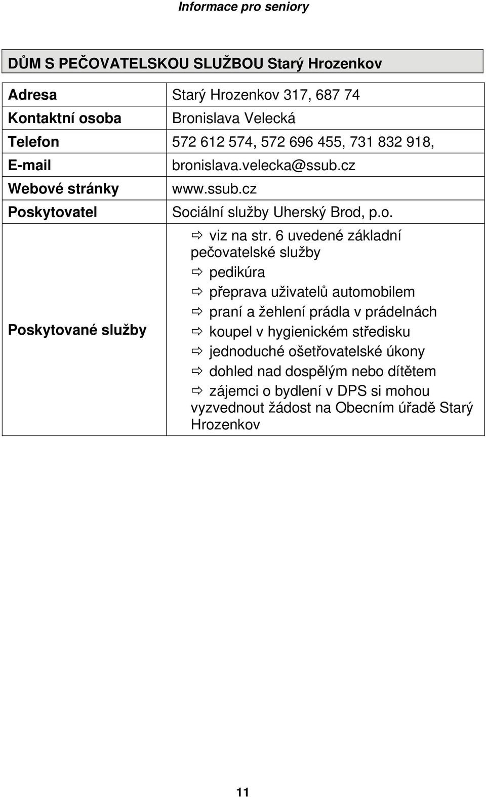 6 uvedené základní pečovatelské služby pedikúra přeprava uživatelů automobilem praní a žehlení prádla v prádelnách koupel v hygienickém