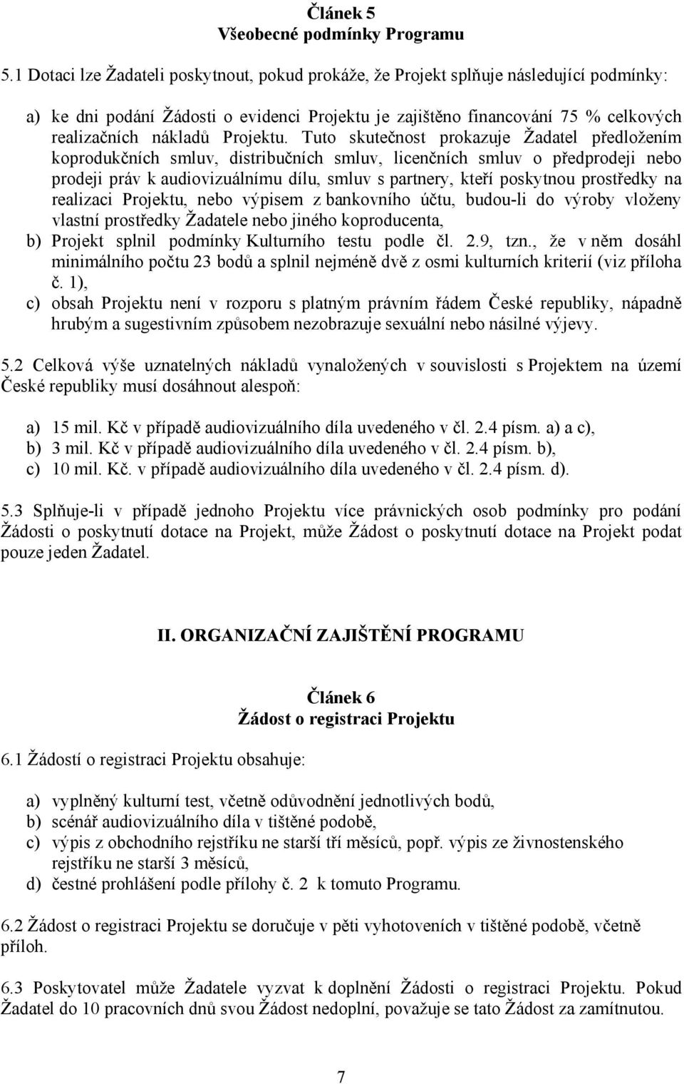 Projektu.