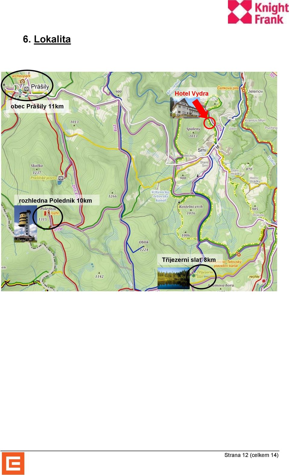 rozhledna Poledník 10km