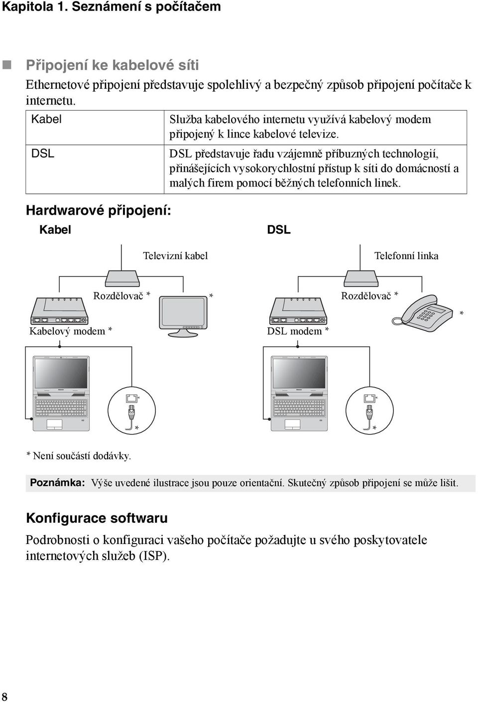 DSL představuje řadu vzájemně příbuzných technologií, přinášejících vysokorychlostní přístup k síti do domácností a malých firem pomocí běžných telefonních linek.