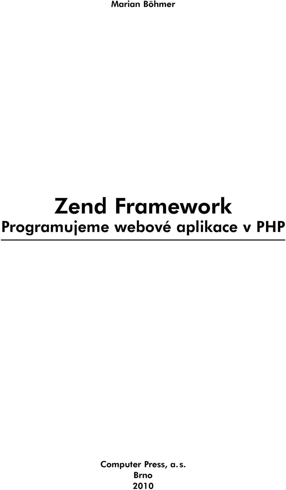 webové aplikace v PHP
