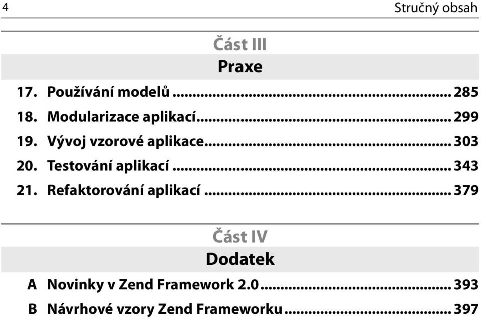 Testování aplikací... 343 21. Refaktorování aplikací.