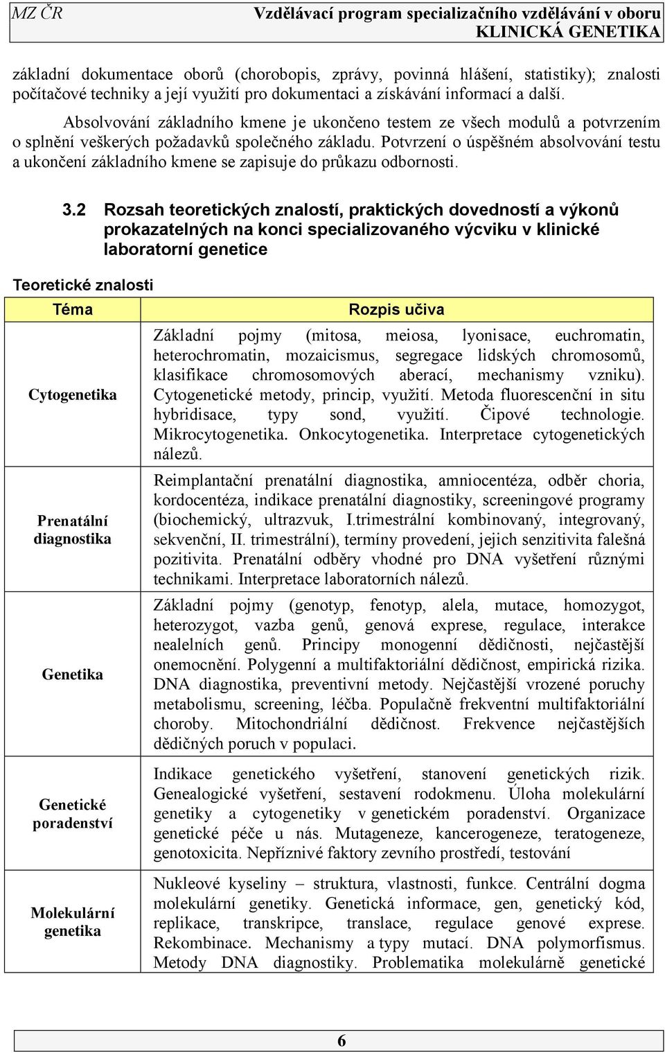 Potvrzení o úspěšném absolvování testu a ukončení základního kmene se zapisuje do průkazu odbornosti. 3.