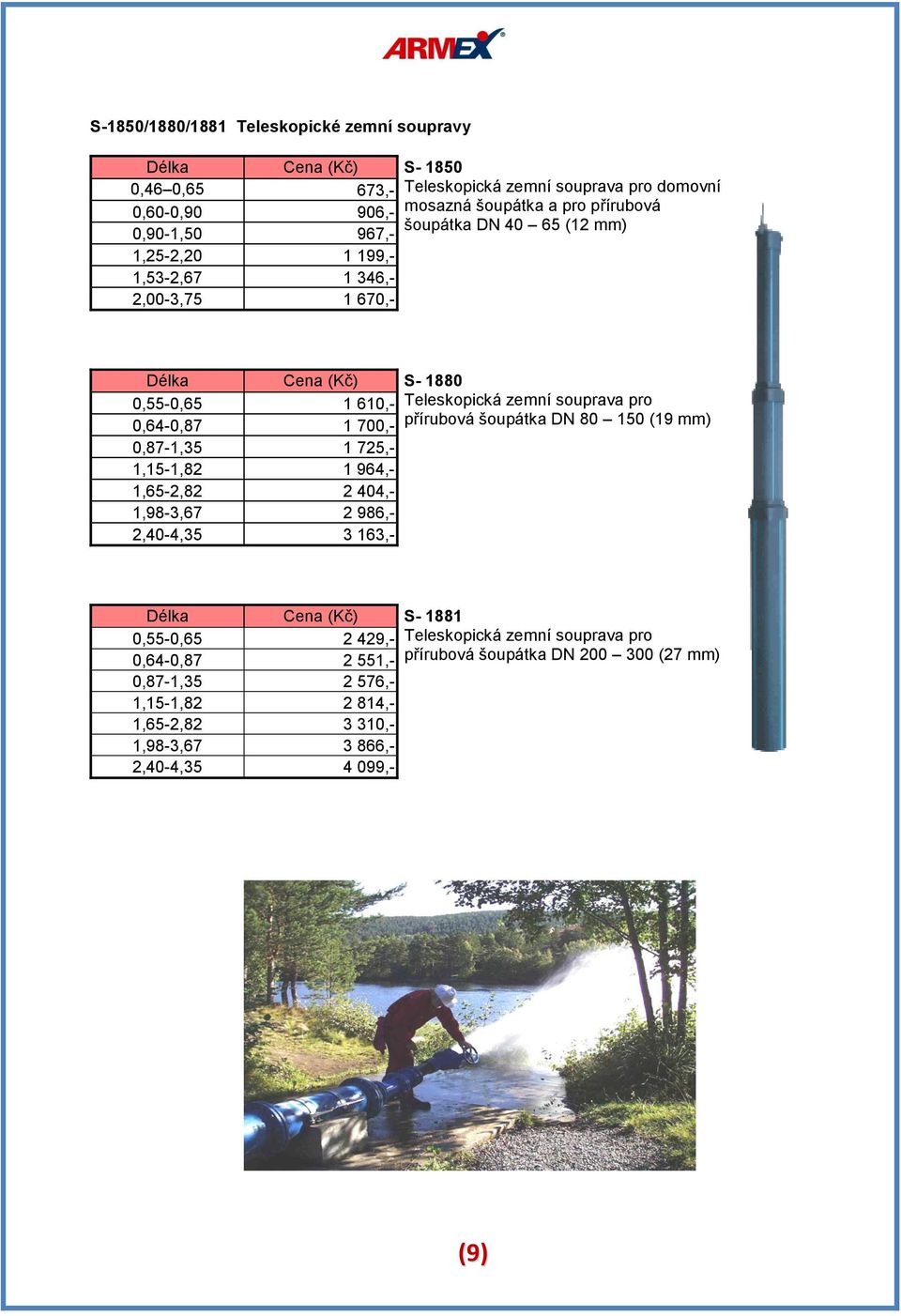 0,64-0,87 1 700,- přírubová šoupátka DN 80 150 (19 mm) 0,87-1,35 1 725,- 1,15-1,82 1 964,- 1,65-2,82 2 404,- 1,98-3,67 2 986,- 2,40-4,35 3 163,- Délka Cena (Kč) S- 1881