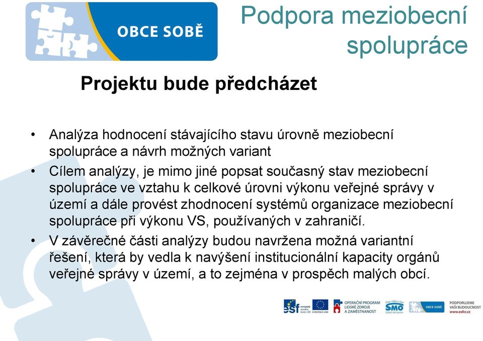 zhodnocení systémů organizace meziobecní při výkonu VS, používaných v zahraničí.