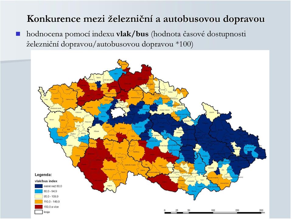 indexu vlak/bus (hodnota časové