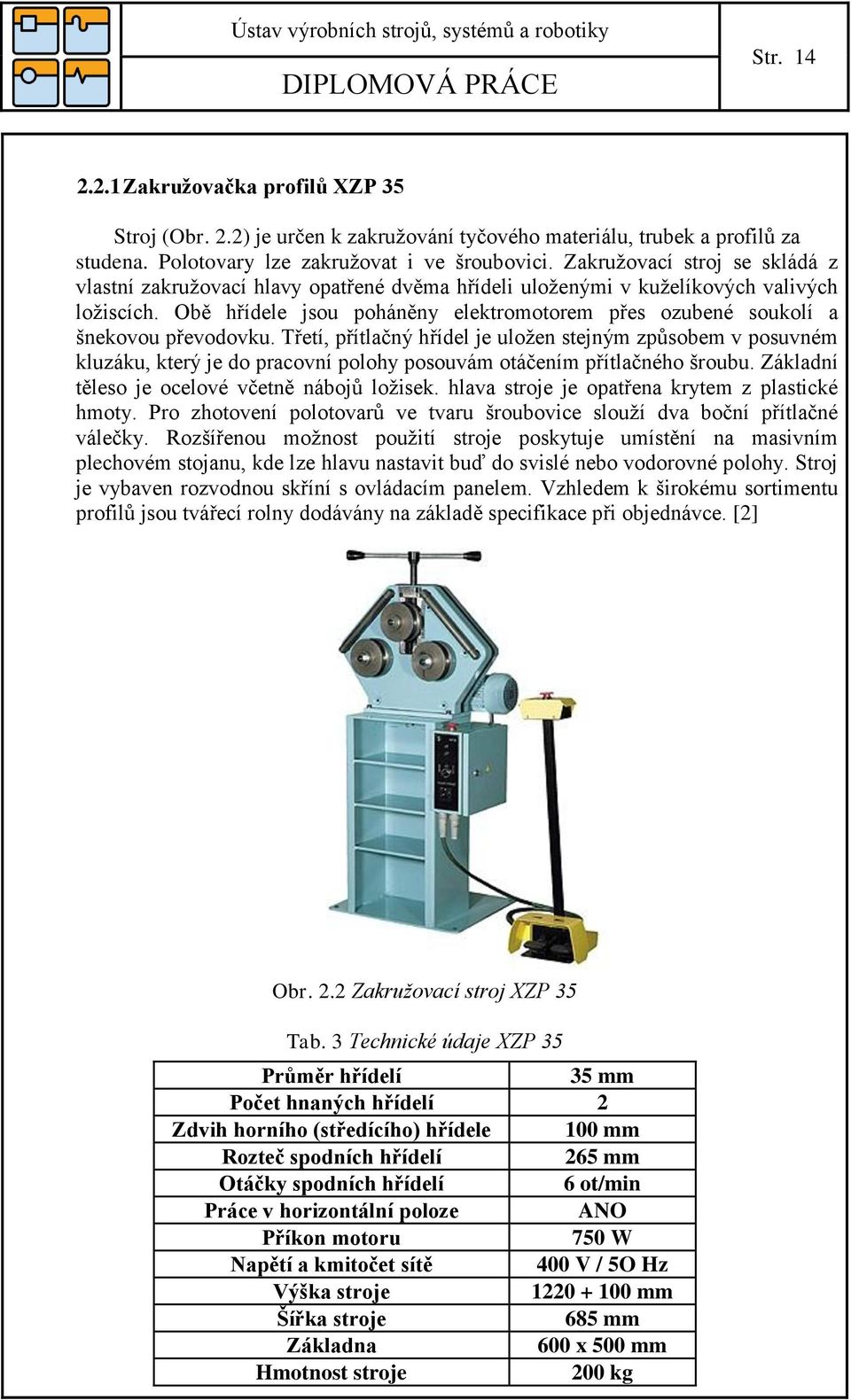 Obě hřídele jsou poháněny elektromotorem přes ozubené soukolí a šnekovou převodovku.