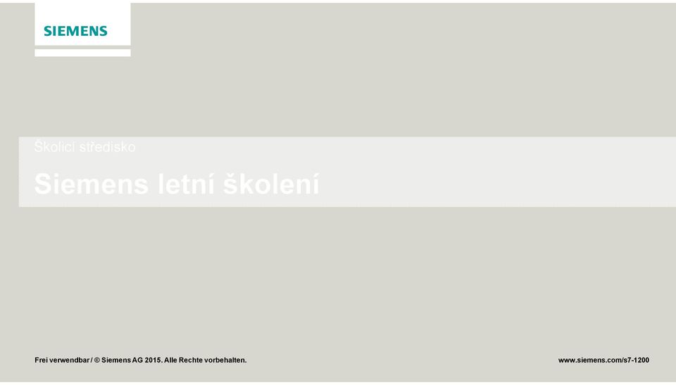 / Siemens AG 2015.