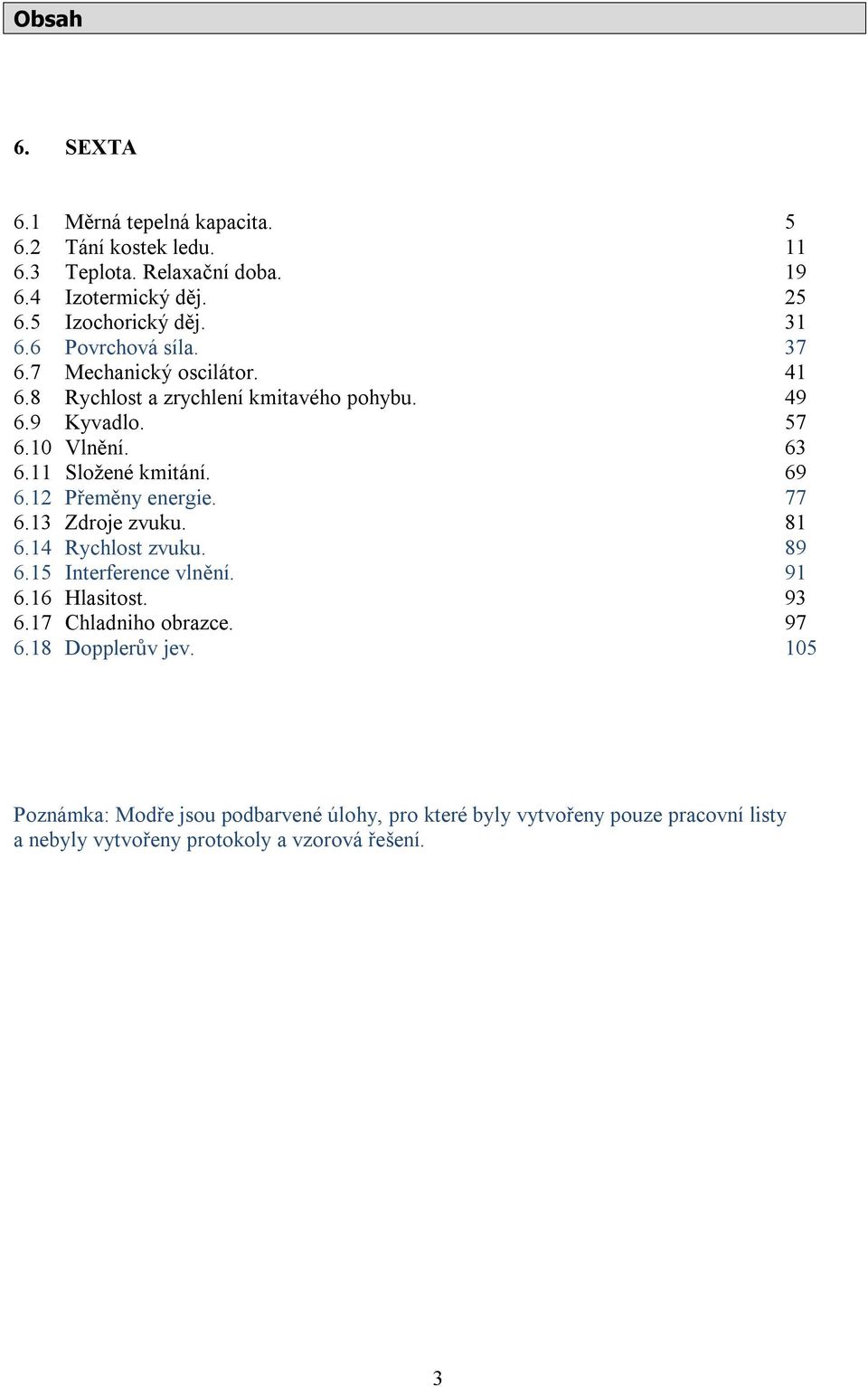 69 6.12 Přeměny energie. 77 6.13 Zdroje zvuku. 81 6.14 Rychlost zvuku. 89 6.15 Interference vlnění. 91 6.16 Hlasitost. 93 6.17 Chladniho obrazce. 97 6.