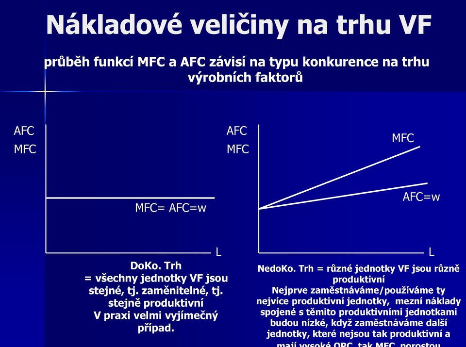 stejně produktivní V praxi velmi vyjímečný případ. NedoKo.